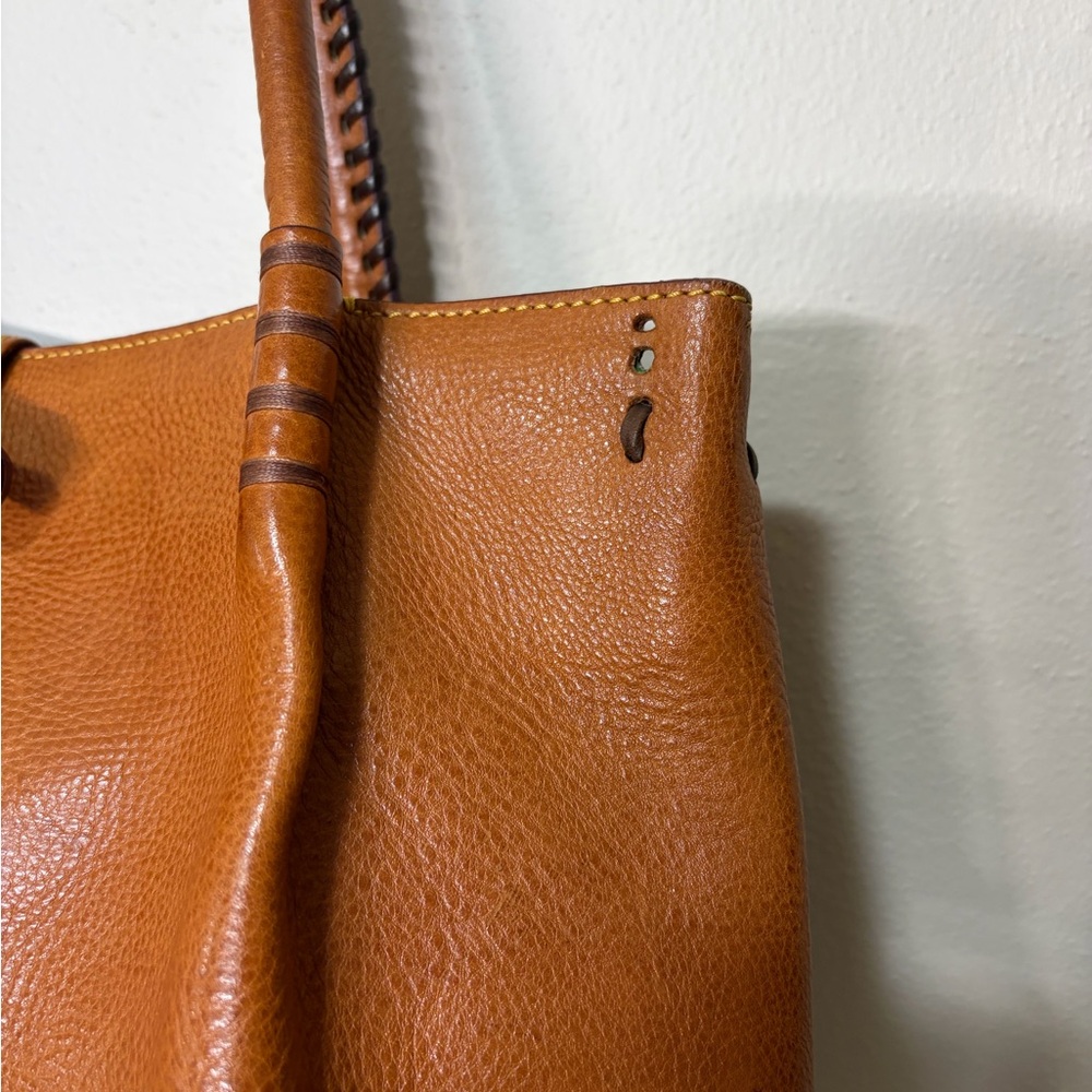 Vintage Dooney & Bourke Florentine Leather Double Handle Toggle Bag - Picture 5 of 15